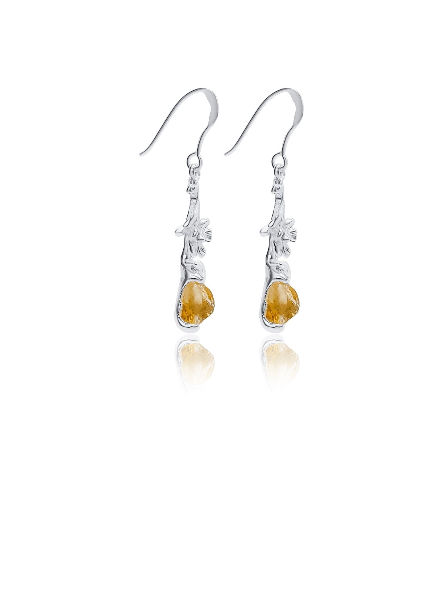 Citrine (quartz) Dangle Earrings